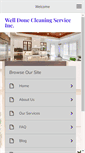 Mobile Screenshot of cleaningwelldone.com